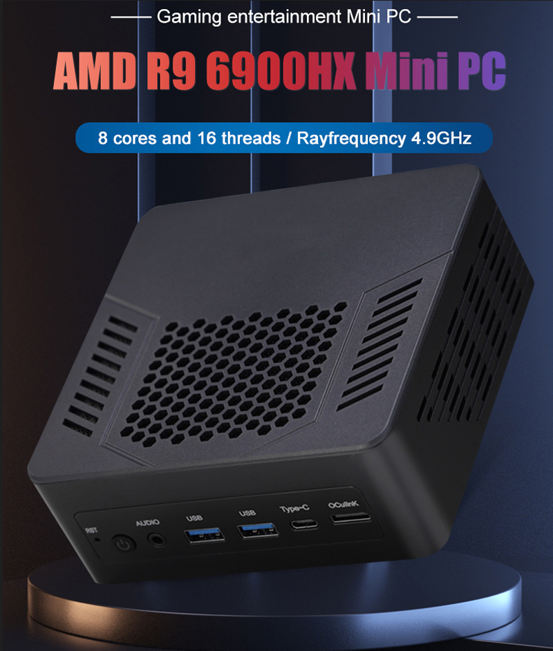 Amd Ryzen 9 7940Hs 64Gb Mini Pc - كمبيوتر مصغر Qculink مع معالج AMD