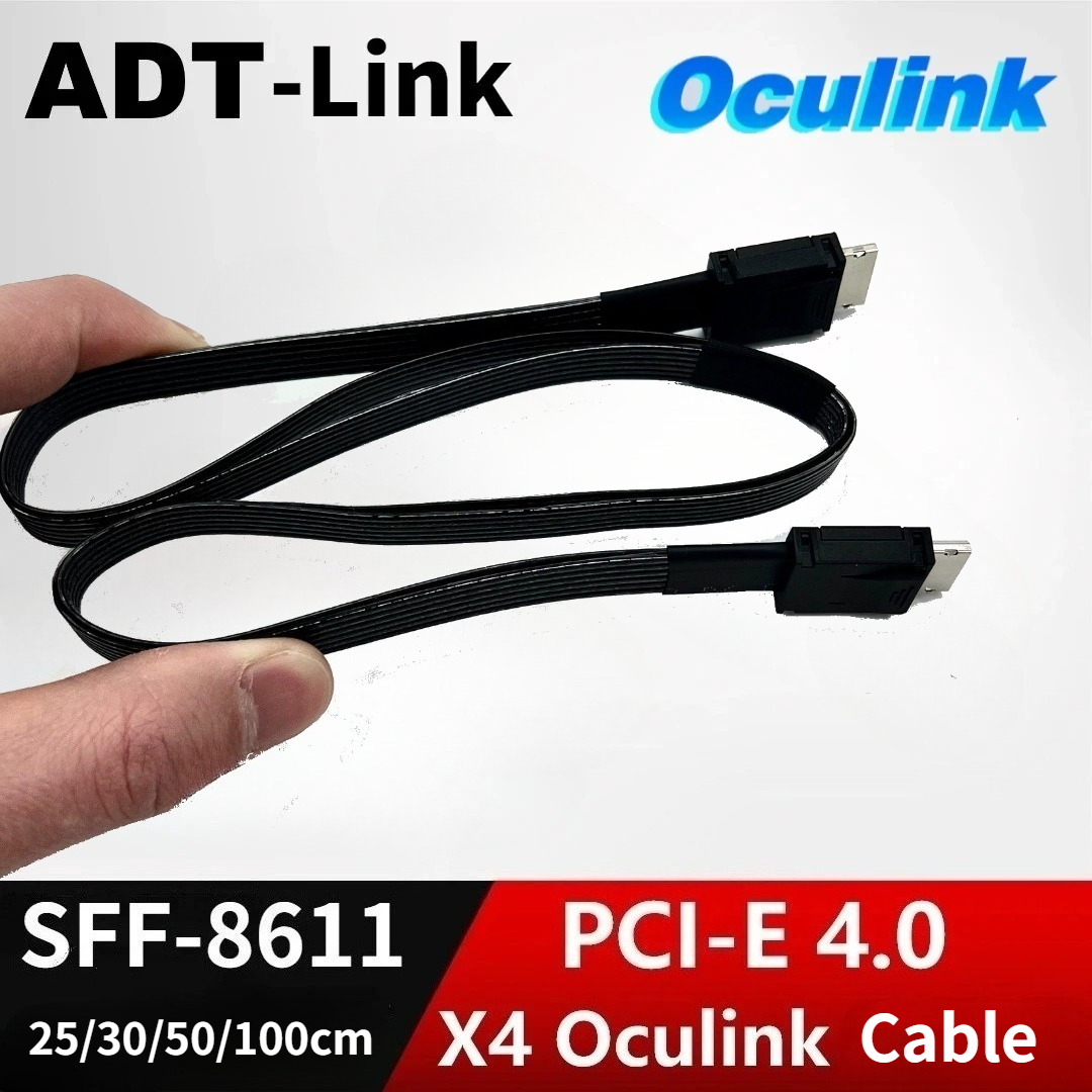كابل تمديد ADT-Link PCI-E 4.0  - مراجعة Oculink Egpu Mini Pc وسعره