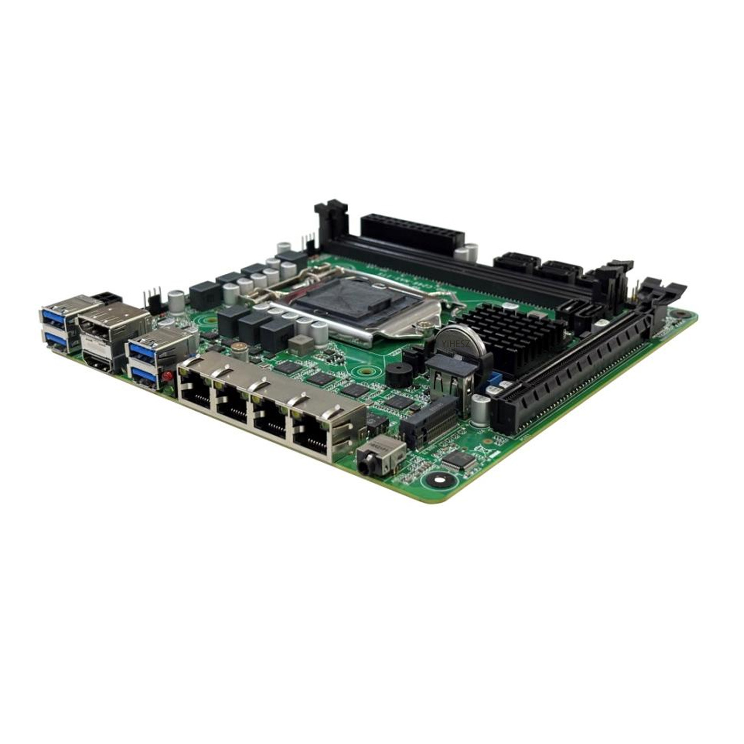 لوحة أم C246 ITX NAS تدعم معال - مراجعة Nas Motherboard 8 Sata Mini Itx وسعره