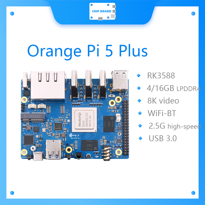 Orange Pi 5 Plus 16G RAM لوحة  - مراجعة Orange Pi 5 Plus 16Gb وسعره